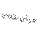 [2-(2,6-Dioxo-3-piperidyl)-3-oxoisoindolin-5-yl]methyl [2-Fluoro-4-(trifluoromethoxy)phenyl]carbamate