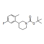 1-Boc-3-(5-fluoro-2-methylphenyl)piperidine