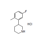 3-(5-Fluoro-2-methylphenyl)piperidine Hydrochloride