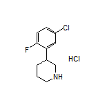 3-(5-Chloro-2-fluorophenyl)piperidine Hydrochloride