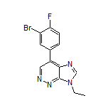 4-(3-Bromo-4-fluorophenyl)-7-ethyl-7H-imidazo[4,5-c]pyridazine