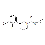 1-Boc-3-(3-chloro-2-fluorophenyl)piperidine