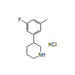 3-(3-Fluoro-5-methylphenyl)piperidine Hydrochloride