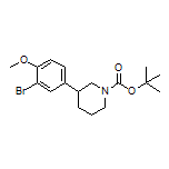 1-Boc-3-(3-bromo-4-methoxyphenyl)piperidine