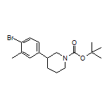 1-Boc-3-(4-bromo-3-methylphenyl)piperidine