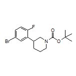 1-Boc-3-(5-bromo-2-fluorophenyl)piperidine