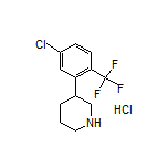 3-[5-Chloro-2-(trifluoromethyl)phenyl]piperidine Hydrochloride