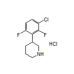 3-(3-Chloro-2,6-difluorophenyl)piperidine Hydrochloride