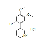 3-(2-Bromo-4,5-dimethoxyphenyl)piperidine Hydrochloride