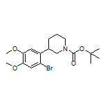 1-Boc-3-(2-bromo-4,5-dimethoxyphenyl)piperidine