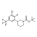 1-Boc-3-[3-chloro-2-fluoro-5-(trifluoromethyl)phenyl]piperidine