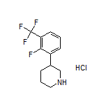 3-[2-Fluoro-3-(trifluoromethyl)phenyl]piperidine Hydrochloride