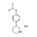 3-[4-(Difluoromethoxy)phenyl]piperidine Hydrochloride