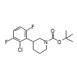 1-Boc-3-(2-chloro-3,6-difluorophenyl)piperidine