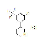 3-[3-Fluoro-5-(trifluoromethyl)phenyl]piperidine Hydrochloride