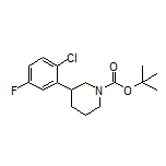 1-Boc-3-(2-chloro-5-fluorophenyl)piperidine