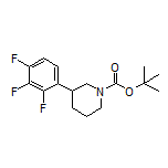 1-Boc-3-(2,3,4-trifluorophenyl)piperidine