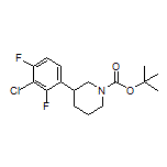 1-Boc-3-(3-chloro-2,4-difluorophenyl)piperidine