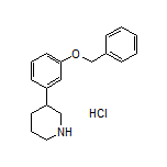 3-[3-(Benzyloxy)phenyl]piperidine Hydrochloride