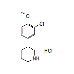 3-(3-Chloro-4-methoxyphenyl)piperidine Hydrochloride