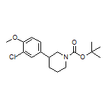 1-Boc-3-(3-chloro-4-methoxyphenyl)piperidine