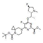 Methyl 4-(4-Boc-4,7-diazaspiro[2.5]octan-7-yl)-5-fluoro-6-[(S)-1-[(2S,4R)-4-fluoro-1-methyl-2-pyrrolidinyl]ethoxy]pyrimidine-2-carboxylate