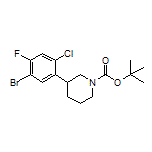 1-Boc-3-(5-bromo-2-chloro-4-fluorophenyl)piperidine