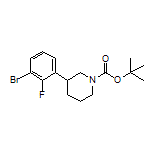 1-Boc-3-(3-bromo-2-fluorophenyl)piperidine