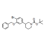 3-[3-(Benzyloxy)-4-bromophenyl]-1-Boc-piperidine