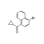 (4-Bromo-1-naphthyl)(cyclopropyl)methanone