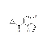 Cyclopropyl(4-fluorobenzofuran-7-yl)methanone