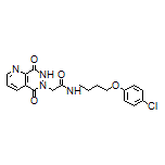 N-[4-(4-Chlorophenoxy)butyl]-2-[5,8-dioxo-7,8-dihydropyrido[2,3-d]pyridazin-6(5H)-yl]acetamide