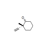 (R)-2-Ethynyl-2-methylcyclohexanone