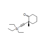 (R)-2-Methyl-2-[(triethylsilyl)ethynyl]cyclohexanone