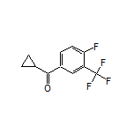 Cyclopropyl[4-fluoro-3-(trifluoromethyl)phenyl]methanone