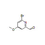 6-Bromo-4-methoxypyridine-2-carboxaldehyde