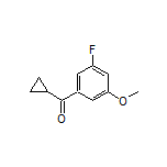 Cyclopropyl(3-fluoro-5-methoxyphenyl)methanone