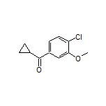 (4-Chloro-3-methoxyphenyl)(cyclopropyl)methanone