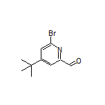 6-Bromo-4-(tert-butyl)pyridine-2-carboxaldehyde