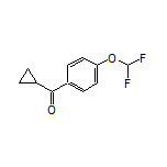 Cyclopropyl[4-(difluoromethoxy)phenyl]methanone