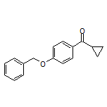 [4-(Benzyloxy)phenyl](cyclopropyl)methanone