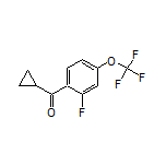 Cyclopropyl[2-fluoro-4-(trifluoromethoxy)phenyl]methanone