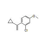 2-Chloro-1-(1-cyclopropylvinyl)-4-methoxybenzene