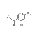 (2-Chloro-4-methoxyphenyl)(cyclopropyl)methanone