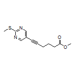 Methyl 6-[2-(Methylthio)-5-pyrimidinyl]-5-hexynoate