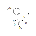 Ethyl 5-Bromo-3-(3-methoxyphenyl)isoxazole-4-carboxylate