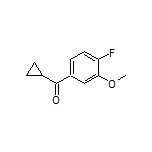 Cyclopropyl(4-fluoro-3-methoxyphenyl)methanone