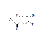 (4-Bromo-2,5-difluorophenyl)(cyclopropyl)methanone