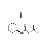 2-[(1R,2S)-2-(Boc-amino)cyclohexyl]acetonitrile