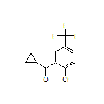 [2-Chloro-5-(trifluoromethyl)phenyl](cyclopropyl)methanone